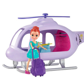 Polly Pocket Set de Juego Helicóptero de Vacaciones GLK59