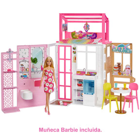 Barbie Casa Con Muñeca Hcd48