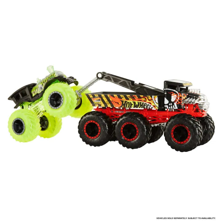 Hot Wheels Monster Trucks Remolque Sorpresa Escala 1:64 HWN86