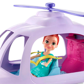 Polly Pocket Set de Juego Helicóptero de Vacaciones GLK59