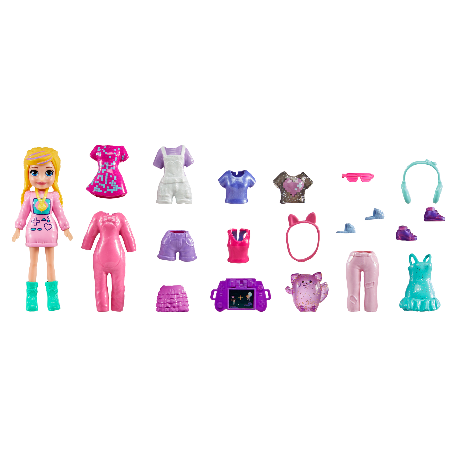 Polly Pocket Set de Juego Paquete de Modas Mediano Polly HKV88