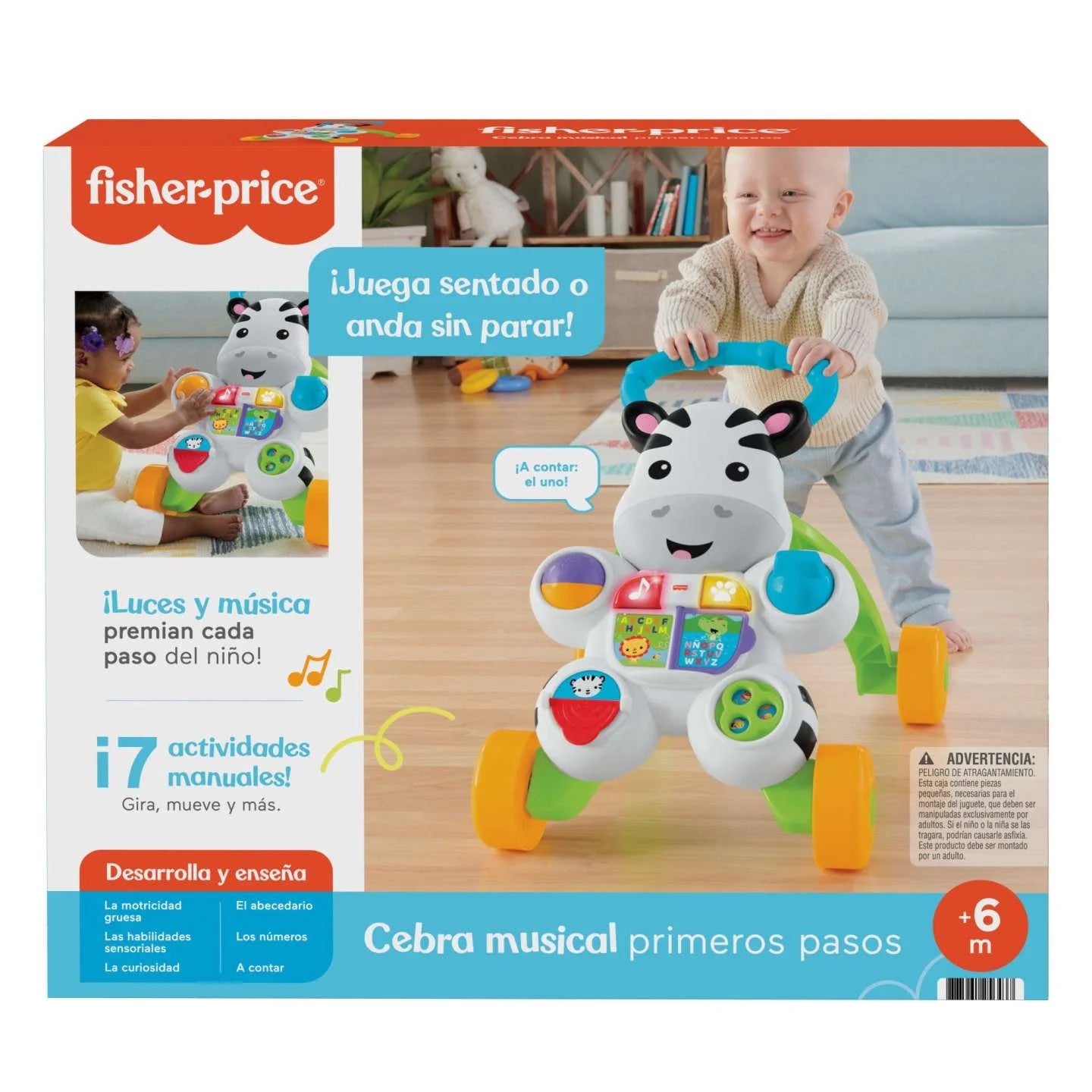 Juguete fisher price cebra andadera sales