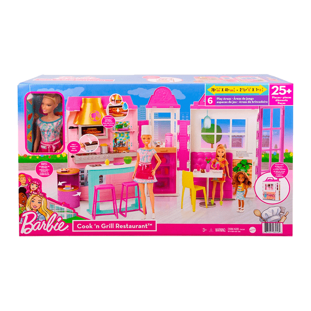 Barbie Restaurante Mas Muñeca Hbb91