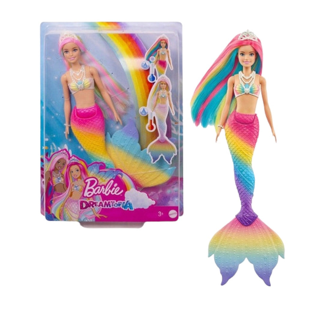 Barbie Sirena Arcoiris Gtf89